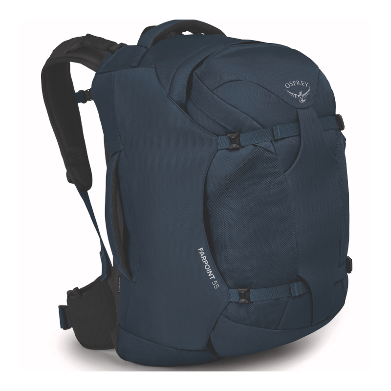 Osprey Farpoint 55 (bis 2025 Version) Reiserucksack mit Daypack für Männer