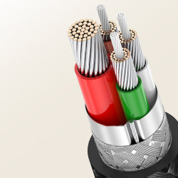 USB-C to Elbow USB-C Cable 2m Nylon Braided 60W