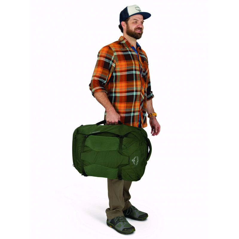 Osprey Farpoint 55 (bis 2025 Version) Reiserucksack mit Daypack für Männer