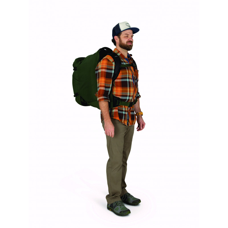 Osprey Farpoint 55 (bis 2025 Version) Reiserucksack mit Daypack für Männer