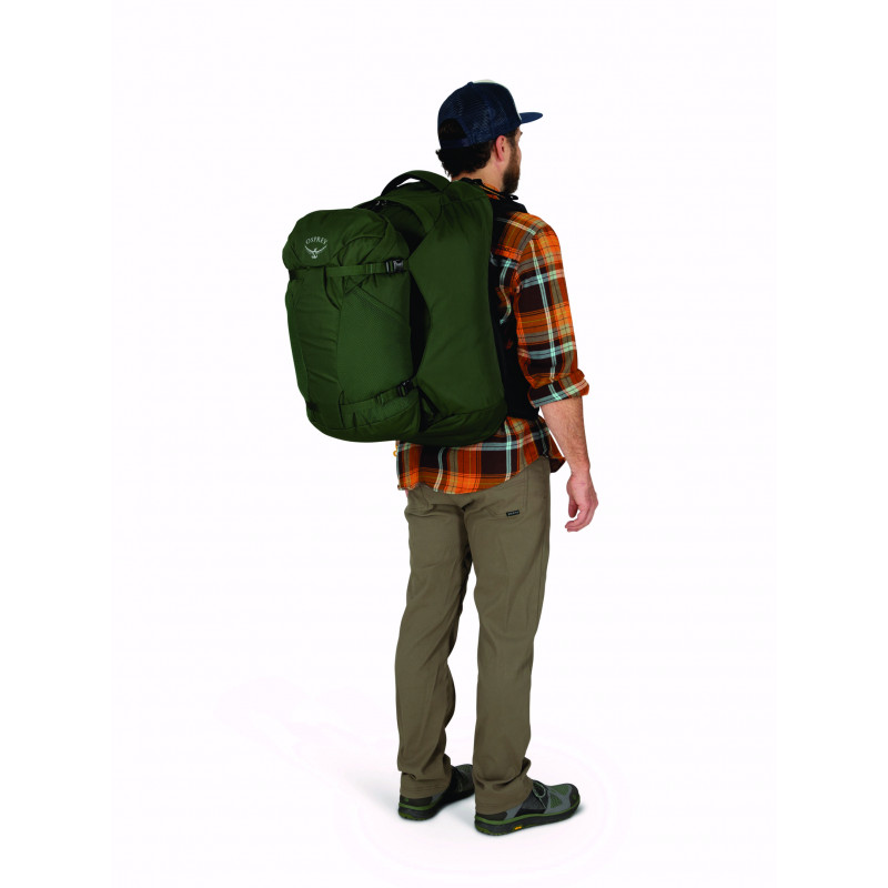 Osprey Farpoint 55 (bis 2025 Version) Reiserucksack mit Daypack für Männer