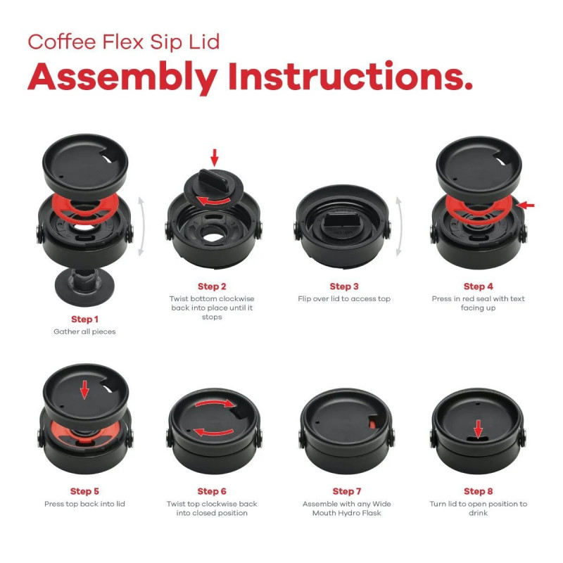 Hydro Flask 16 Oz (473ml) Wide Flex Sip Lid