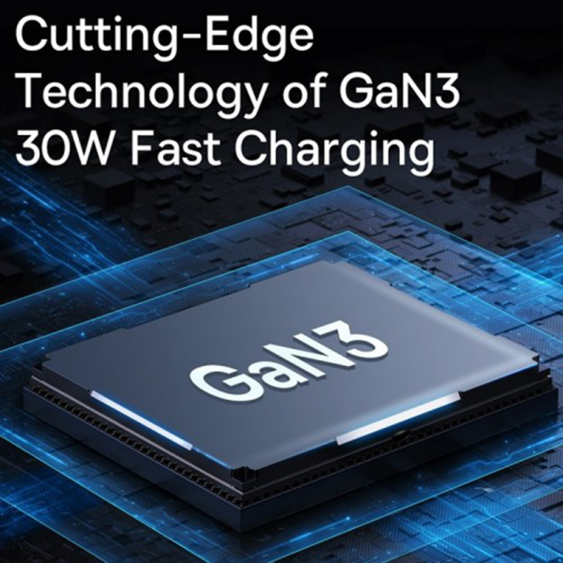 Baseus GaN3 Schnellladegreät 1x USB-C 30W