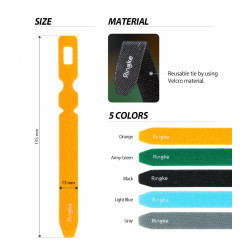 Ringke Magic Cable Velcro Ties 10pcs