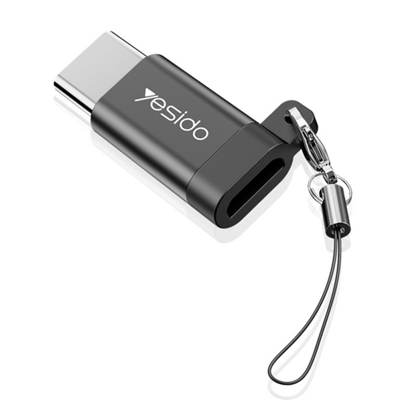 Micro-USB Female to USB-C Male Adapter