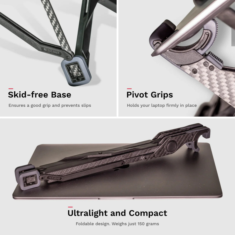 Nexstand K1 - Lightweight Carbonfibre Notebook Stand