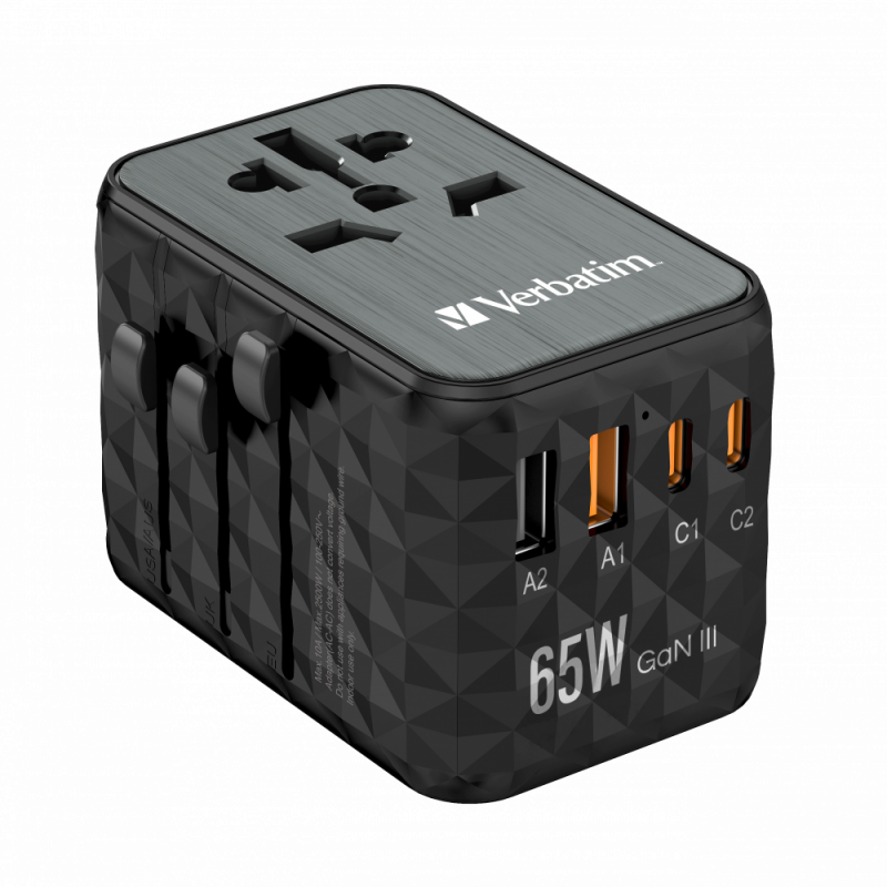 Verbatim Travel Adapter 65W UTA-05