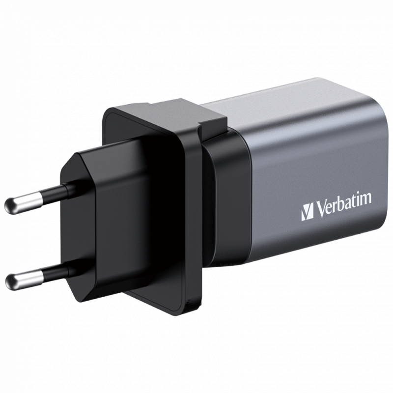 Verbatim 35W GaN Compact Travel Charger and Adaptors EU, UK US