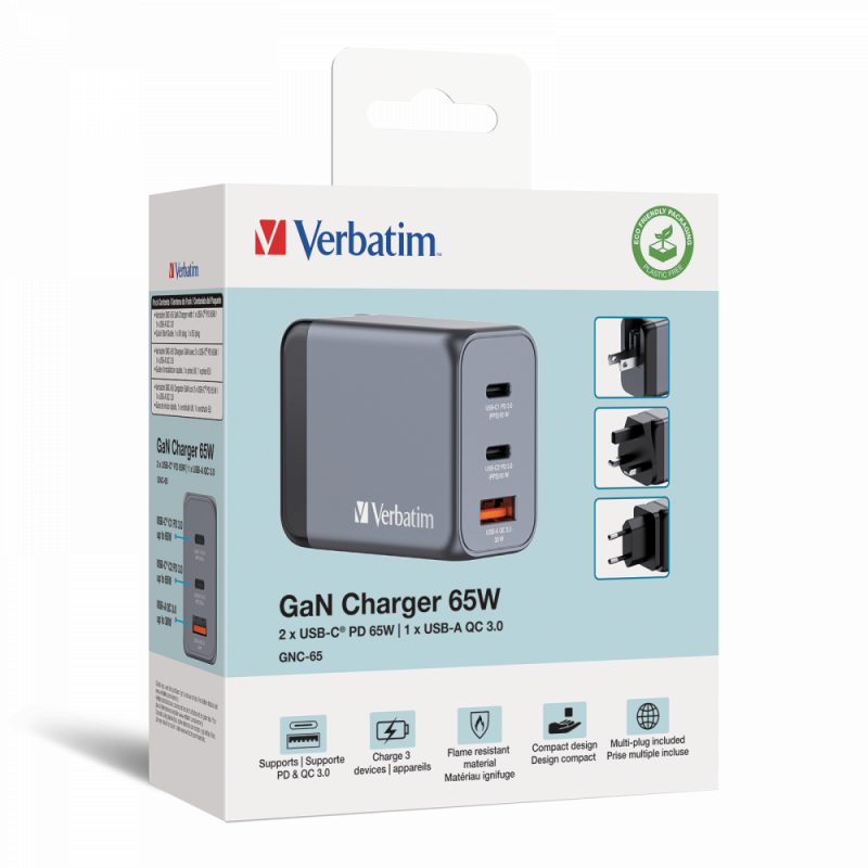 Verbatim 65W GaN Charger