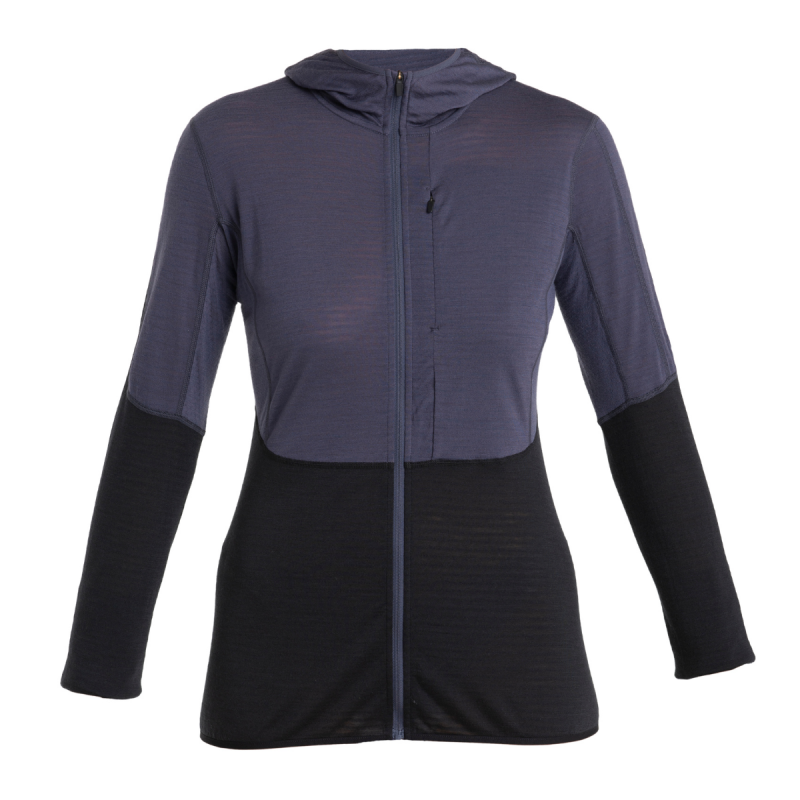 Icebreaker Merino Blend Realfleece Descender Zip-Hoodie Women
