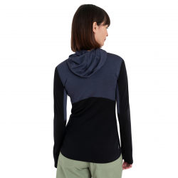 Icebreaker Merino Blend Realfleece Descender Zip-Hoodie Women