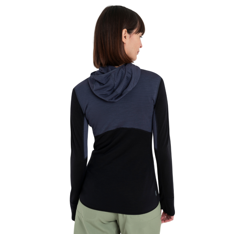 Icebreaker Merino Blend Realfleece Descender Zip-Hoodie Women