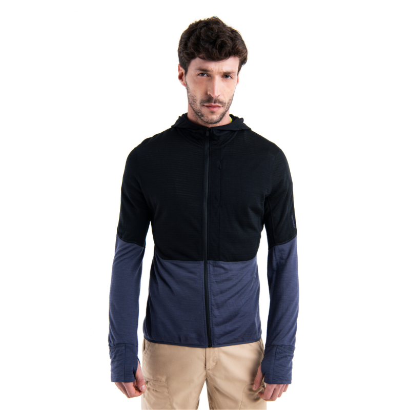 Icebreaker Merino Blend Realfleece 200 Descender Zip-Hoodie Herren
