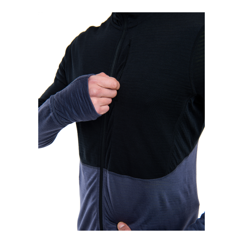 Icebreaker Merino Blend Realfleece Descender Zip-Hoodie Men