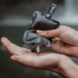 Matador FlatPak Toiletry Bottle (3-Pack) Multi-Color (charcoal, white, garnet)