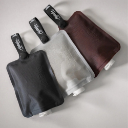 Matador FlatPak Toiletry Bottle (3-Pack) Multi-Color (charcoal, white, garnet)